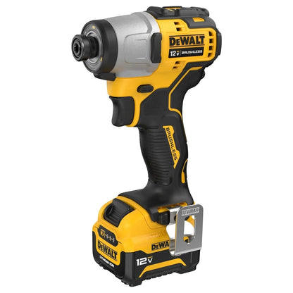 DeWalt DCF801J1 12V MAX XTREME Brushless 1/4" Impact Driver Kit with 5Ah Battery and Charger