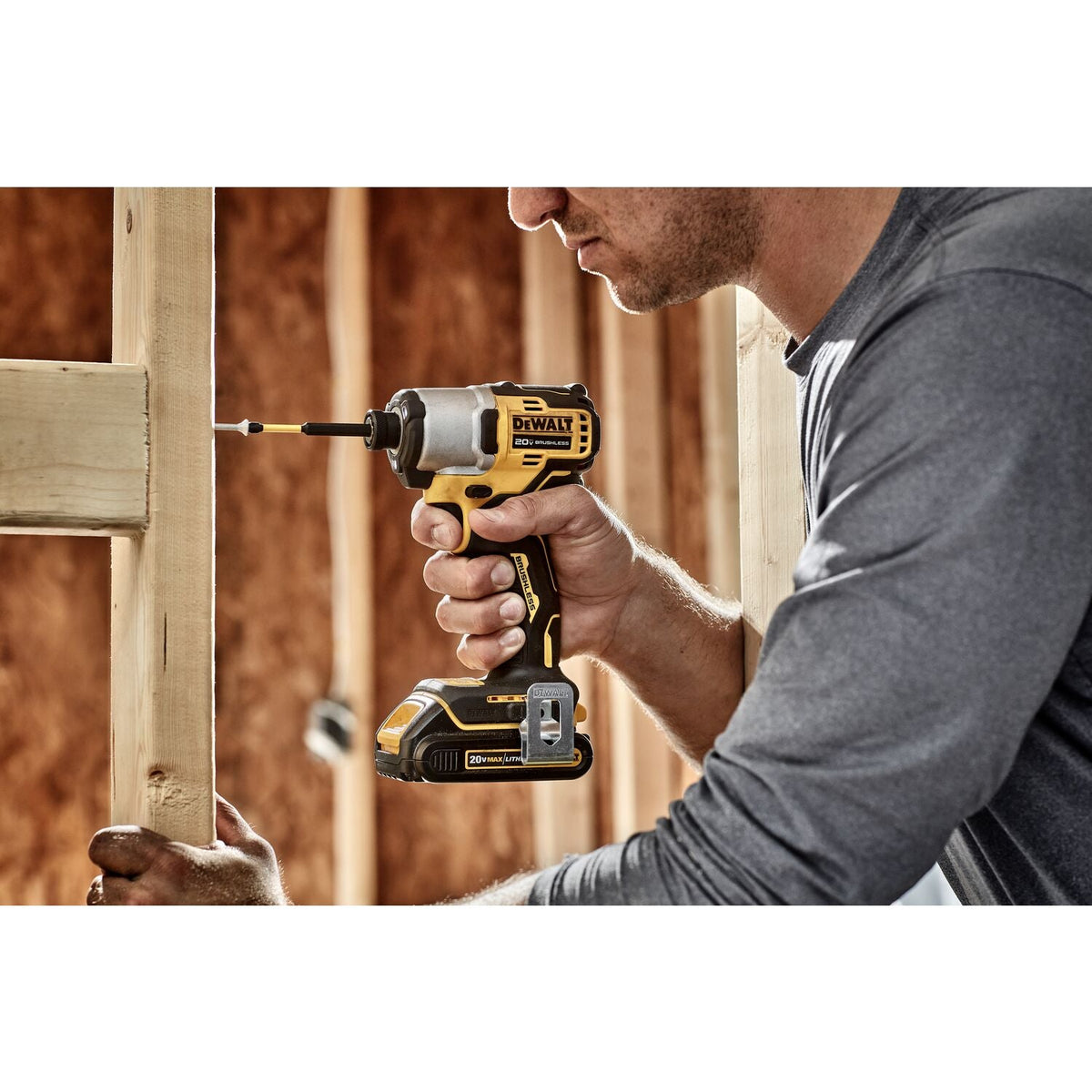 DeWalt DCF840B 20V MAX* 1/4 in. Brushless Cordless Impact Driver (Tool Only)