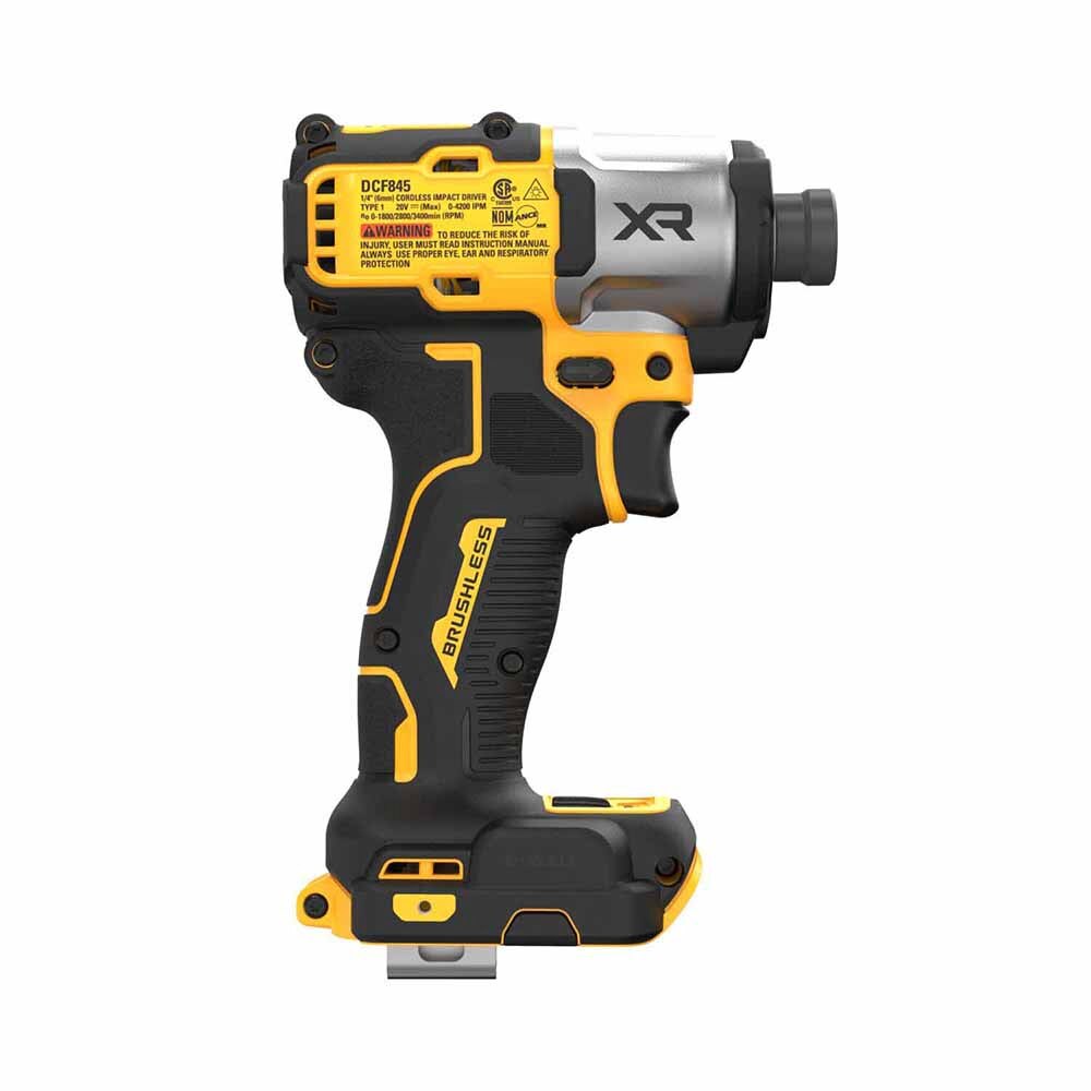 DeWalt DCF845B 20V MAX XR 1/4" 3-Speed Impact Driver (Tool Only)