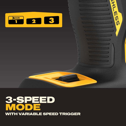 DeWalt DCF845P1 20V MAX XR 1/4 in. 3-Speed Impact Driver Kit