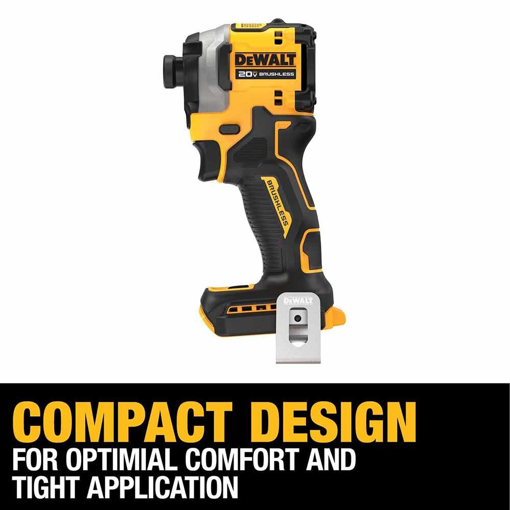 DeWalt DCF850E1 20V Max Atomic 1/4" Brushless Cordless 3-Speed Impact Driver Kit