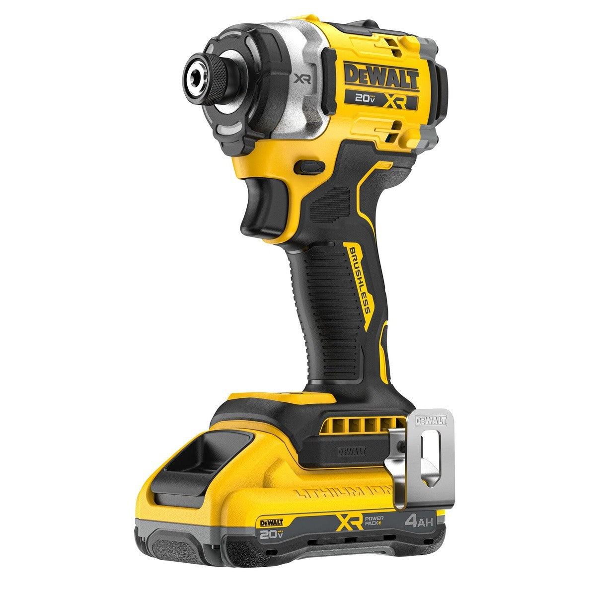 DeWalt DCF860QQ1 20V MAX XR Brushless Cordless High Torque 1/4 in. Impact Driver Kit w/ XR POWERPACK