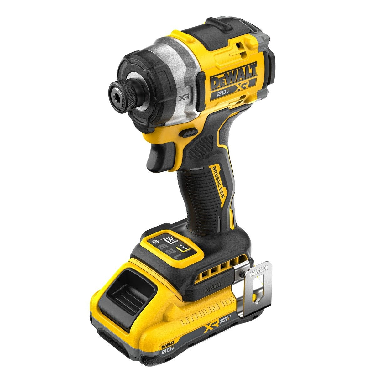 DeWalt DCF860QQ1 20V MAX XR Brushless Cordless High Torque 1/4 in. Impact Driver Kit w/ XR POWERPACK