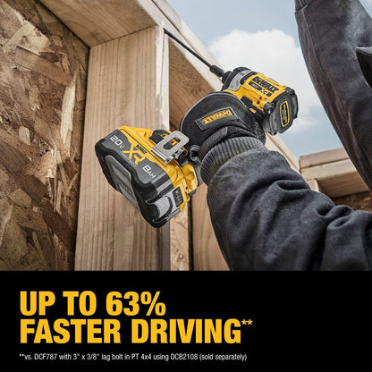DeWalt DCF860WW1 20V MAX XR 3-Speed 1/4" High Torque Impact Driver Kit