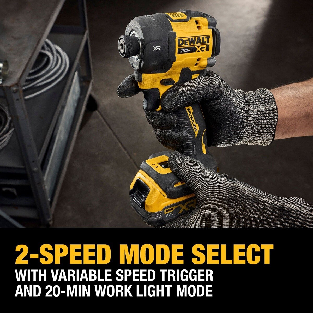 DeWalt DCF870E1 20V MAX XR Brushless Cordless 1/4 in. Quiet Hydraulic Impact Driver Kit