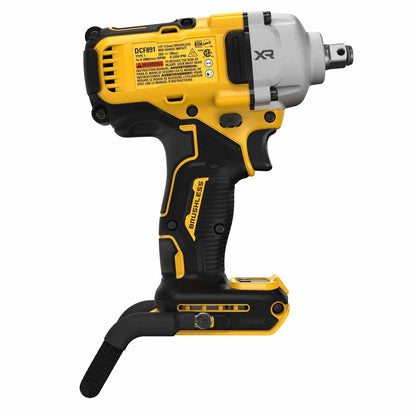DeWalt DCF891BLR 20V MAX XR 1/2 in. Mid-Range Impact Wrench, Brushless, Lanyard Ready