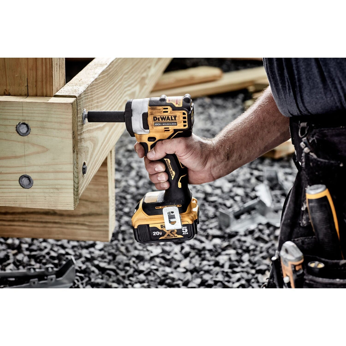 DeWalt DCF913B 20V MAX* 3/8 in. Cordless Impact Wrench with Hog Ring Anvil (Tool Only)