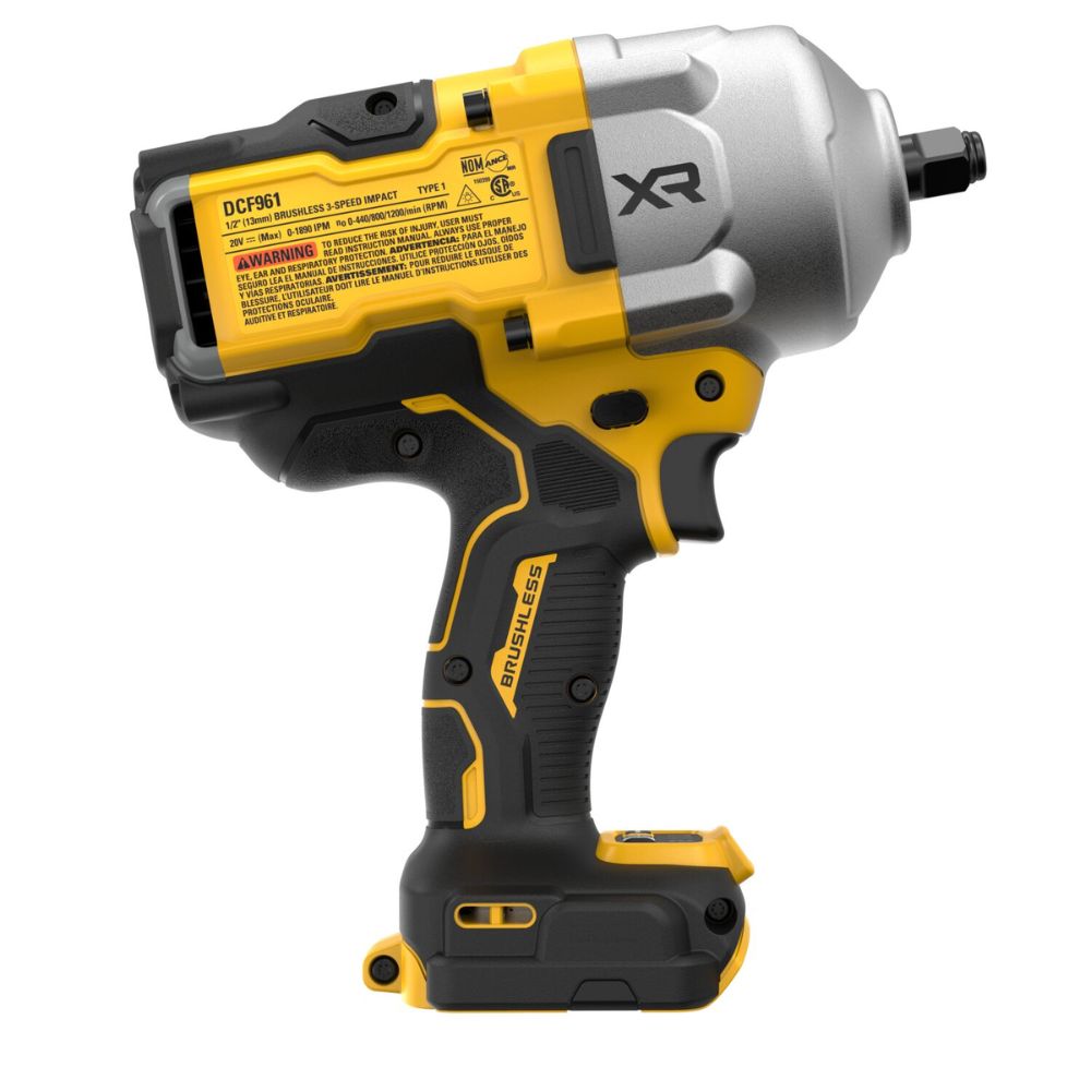 DeWalt DCF961B 20V MAX* XR Brushless Cordless 1/2 " High Torque Impact Wrench with Hog Ring Anvil (Tool Only)