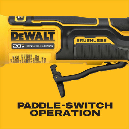 DeWalt DCG400BLR ATOMIC 20V MAX* 4 in. Angle Grinder with Lanyard Ready Attachment Point (Tool Only)