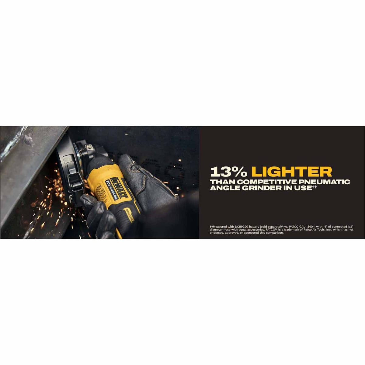 DeWalt DCG400BLR ATOMIC 20V MAX* 4 in. Angle Grinder with Lanyard Ready Attachment Point (Tool Only)