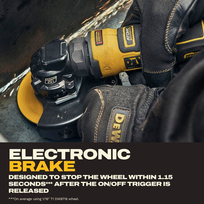 DeWalt DCG400S2 ATOMIC 20V MAX* 4 in. Angle Grinder Kit with XR POWERSTACK
