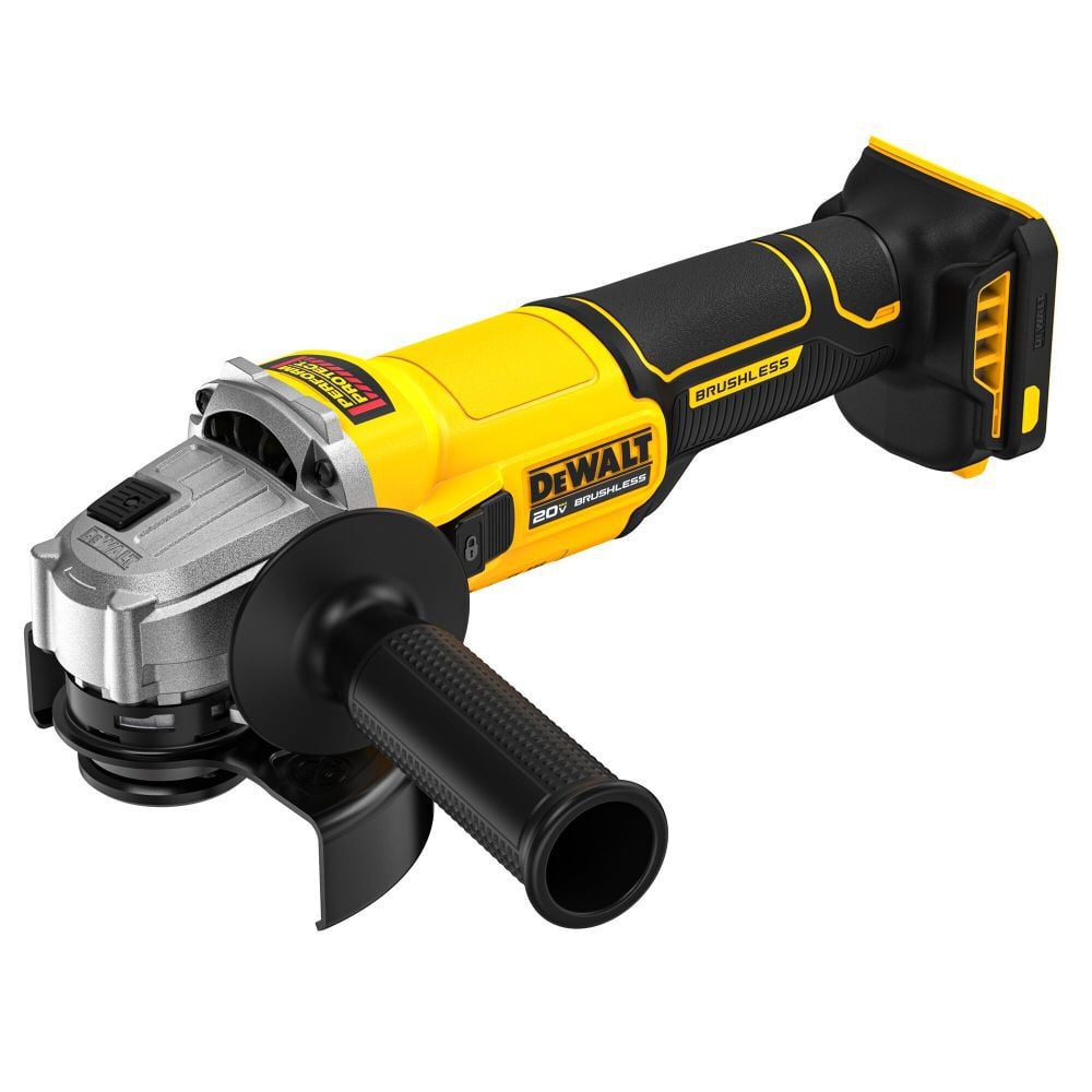 DeWalt DCG407B 20V MAX Brushless Cordless 4 1/2 in. Slide-Switch Grinder (Tool Only)