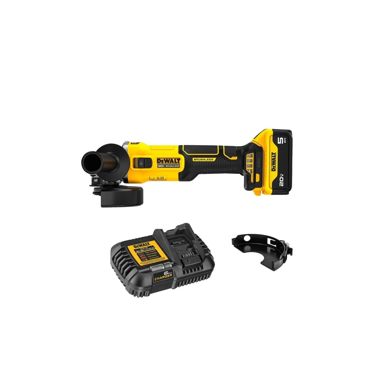 DeWalt DCG407P1 20V MAX Brushless Cordless 4 1/2 in. Slide-Switch Grinder Kit