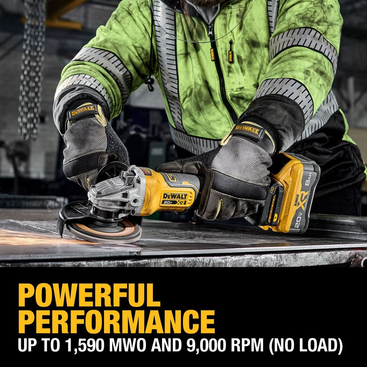 DeWalt DCG410WW1 20V Max* XR Brushless Cordless 4-1/2" - 5"  Angle Grinder Kit with XR POWERPACK