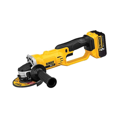 DeWalt DCG412P1 20V Max Lithium Ion Cordless 4.5" - 5" Grinder Tool Kit - (1) 20V 5.0Ah Battery, and (1) Charger