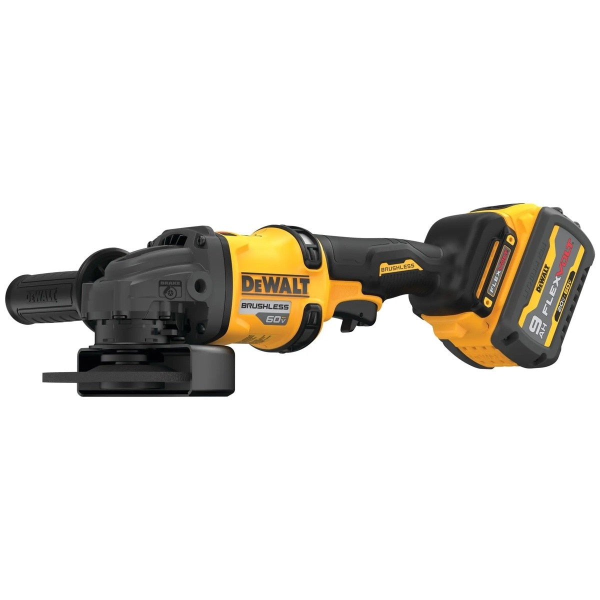 DeWalt DCG418MX1 60V MAX Brushless Cordless 4-1/2" to 6" Grinder Kit with Kickback Brake