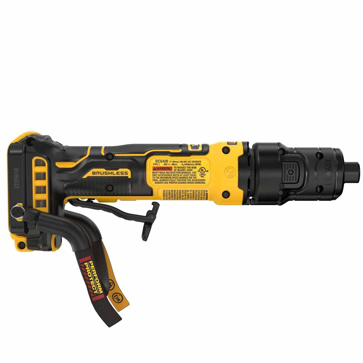 DeWalt DCG420BLR 20V MAX* ATOMIC Die Grinder with Lanyard Ready Attachment Point (Tool Only)