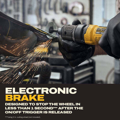 DeWalt DCG420BLR 20V MAX* ATOMIC Die Grinder with Lanyard Ready Attachment Point (Tool Only)
