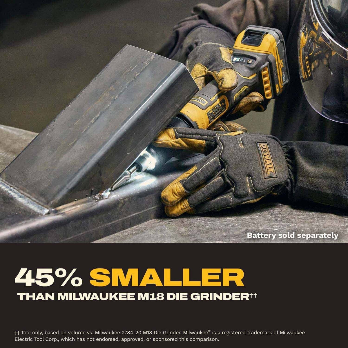 DeWalt DCG420BLR 20V MAX* ATOMIC Die Grinder with Lanyard Ready Attachment Point (Tool Only)