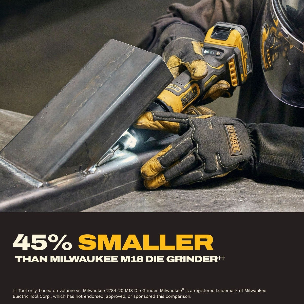 DeWalt DCG420E2 20V MAX* ATOMIC Die Grinder Kit with XR POWERSTACK