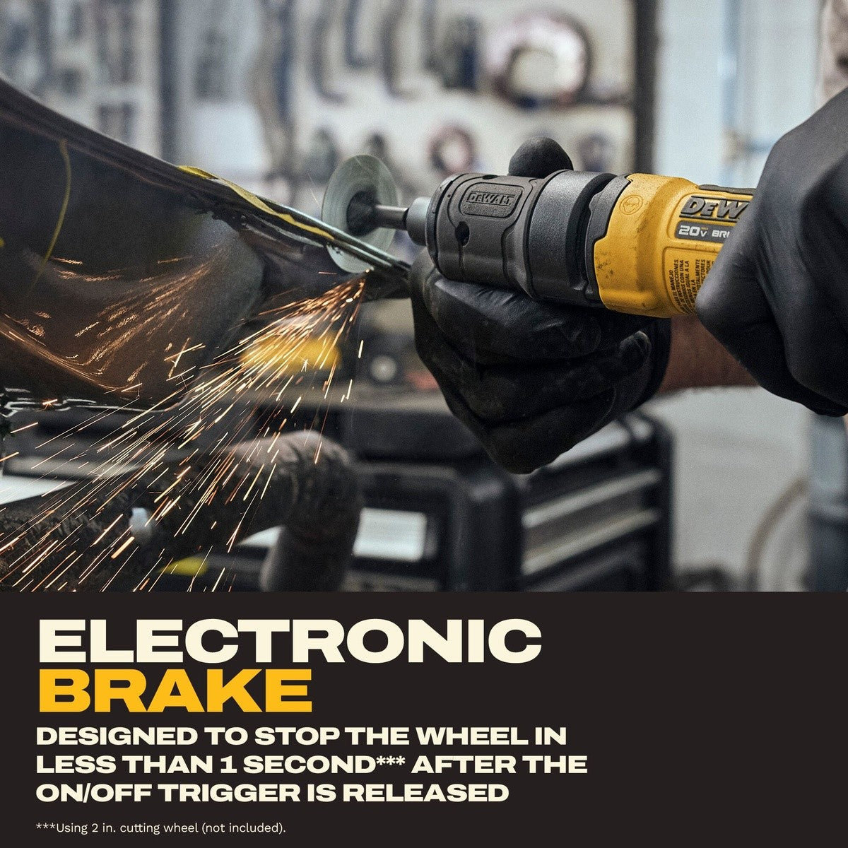 DeWalt DCG420E2 20V MAX* ATOMIC Die Grinder Kit with XR POWERSTACK