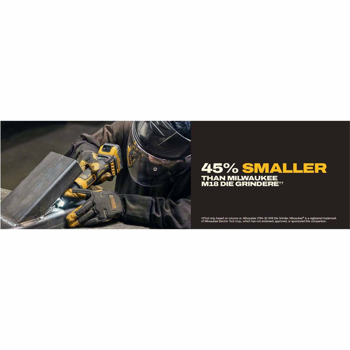 DeWalt DCG420E2 20V MAX* ATOMIC Die Grinder Kit with XR POWERSTACK