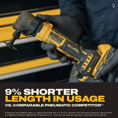 DeWalt DCG422E2 20V MAX* ATOMIC Right Angle Die Grinder Kit with XR POWERSTACK