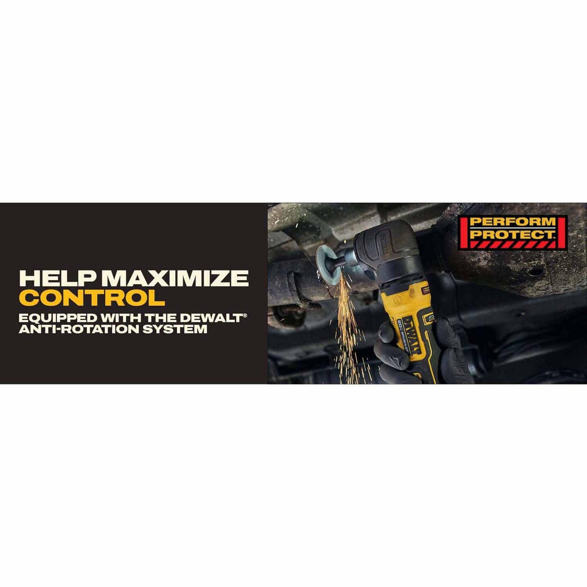 DeWalt DCG422E2 20V MAX* ATOMIC Right Angle Die Grinder Kit with XR POWERSTACK