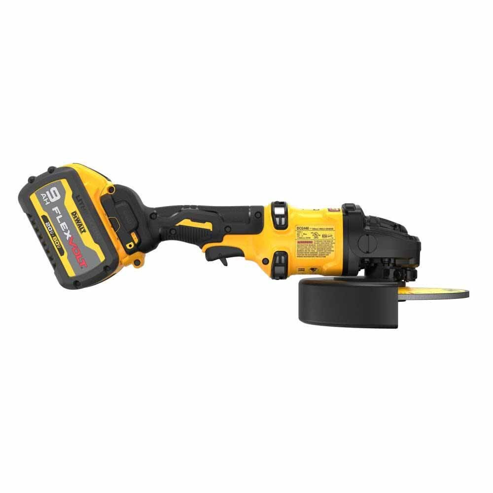 DeWalt DCG440X2 60V MAX* 7 in. Brushless Cordless Grinder with Kickback Brake Kit