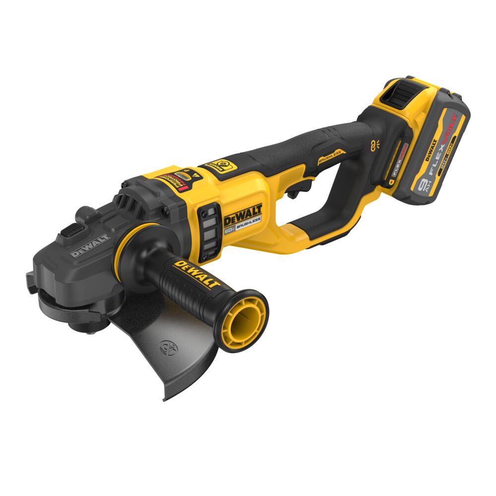 DeWalt DCG460X2 60V Cordless 7"-9" Large Angle Grinder Kit