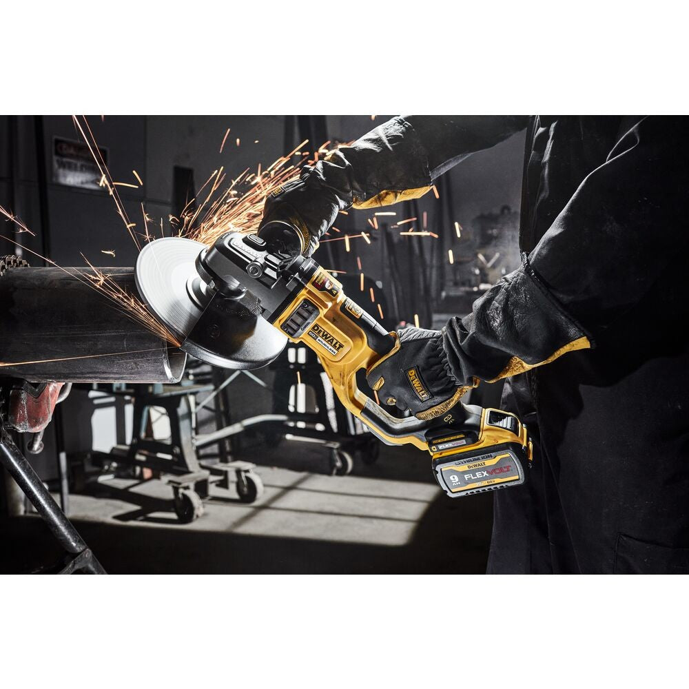 DeWalt DCG460X2 60V Cordless 7"-9" Large Angle Grinder Kit