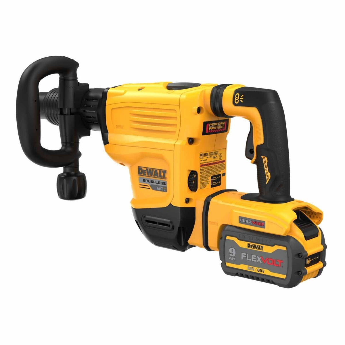 DeWalt DCH832X1 60V MAX 15 lb. Cordless SDS Max Chipping Hammer Kit
