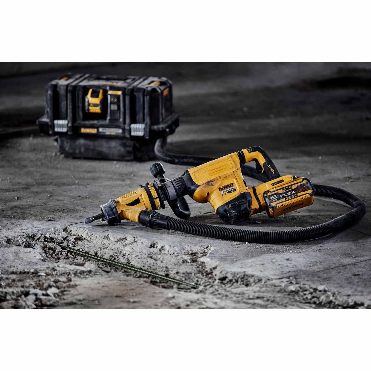 DeWalt DCH832X1 60V MAX 15 lb. Cordless SDS Max Chipping Hammer Kit