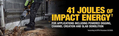 DeWalt DCH966Z2 60V MAX* Cordless Brushless 1-1/8" x 39.5" Rotary Hammer Drill Kit