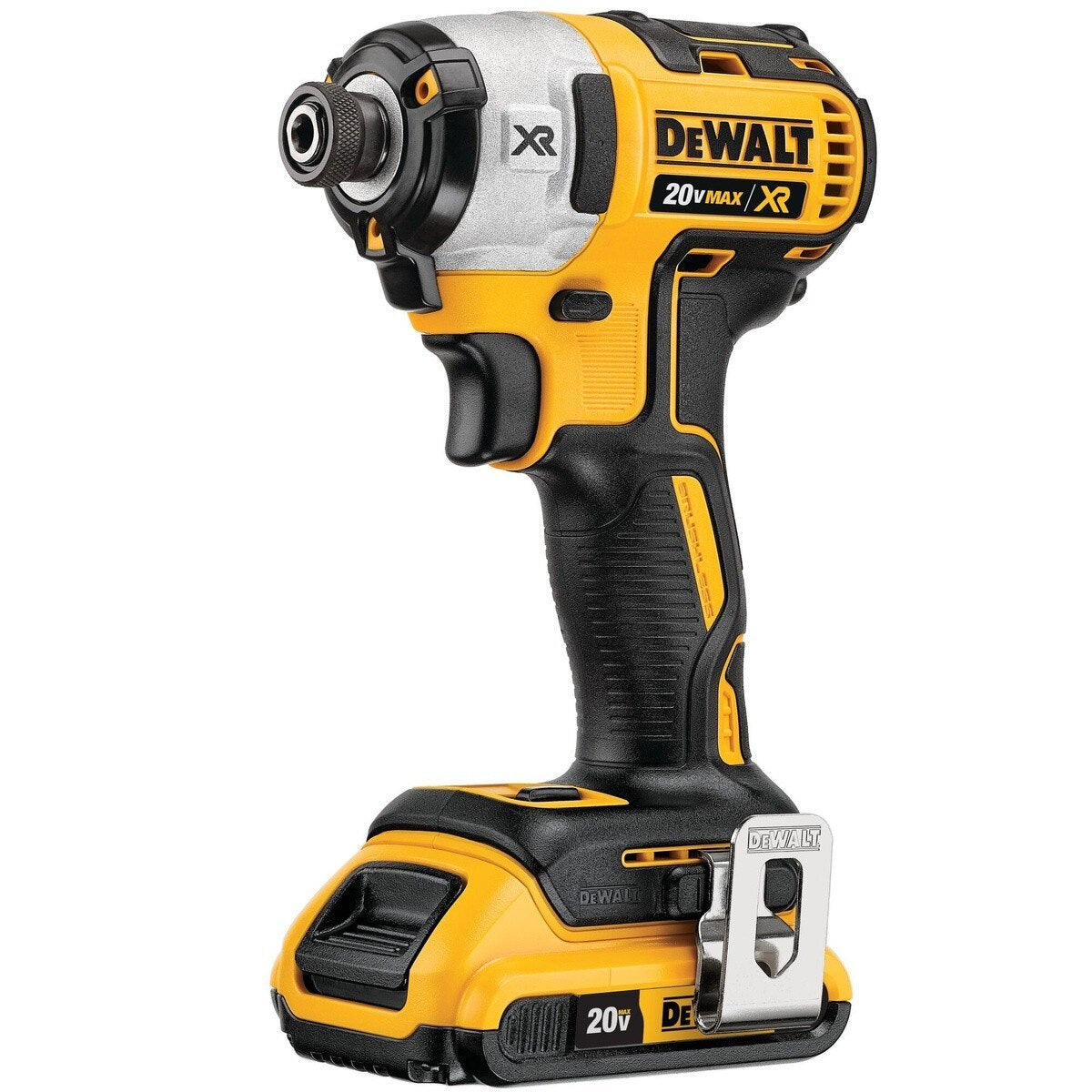 DEWALT DCK449E1P1 20V MAX* XR® Brushless 4-Tool Combo Kit with DEWALT POWERSTACK™ Compact Battery and 5.0Ah Battery
