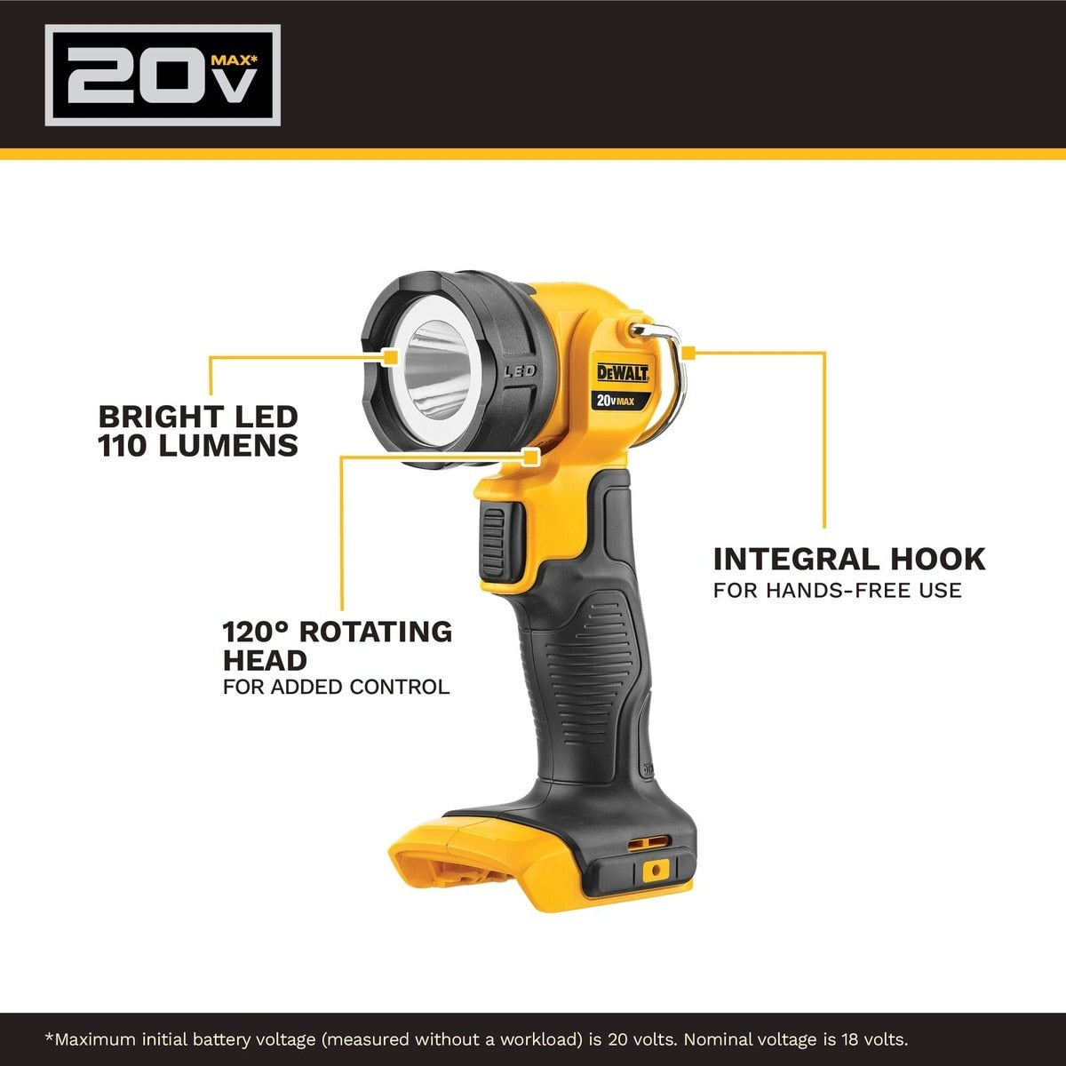 DEWALT DCK449E1P1 20V MAX* XR® Brushless 4-Tool Combo Kit with DEWALT POWERSTACK™ Compact Battery and 5.0Ah Battery