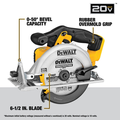 DeWalt DCK751P1 20V MAX 7-Tool Cordless Combo Kit with Battery and Charger (5Ah)