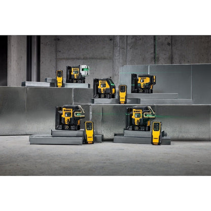 DeWalt DCLE14221GB 150' Green Crossline and 2-Spot Laser Level with USB-C Charger