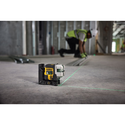 DeWalt  DCLE14301GB USB Rechargeable Green 3X180Line Laser Base Kit