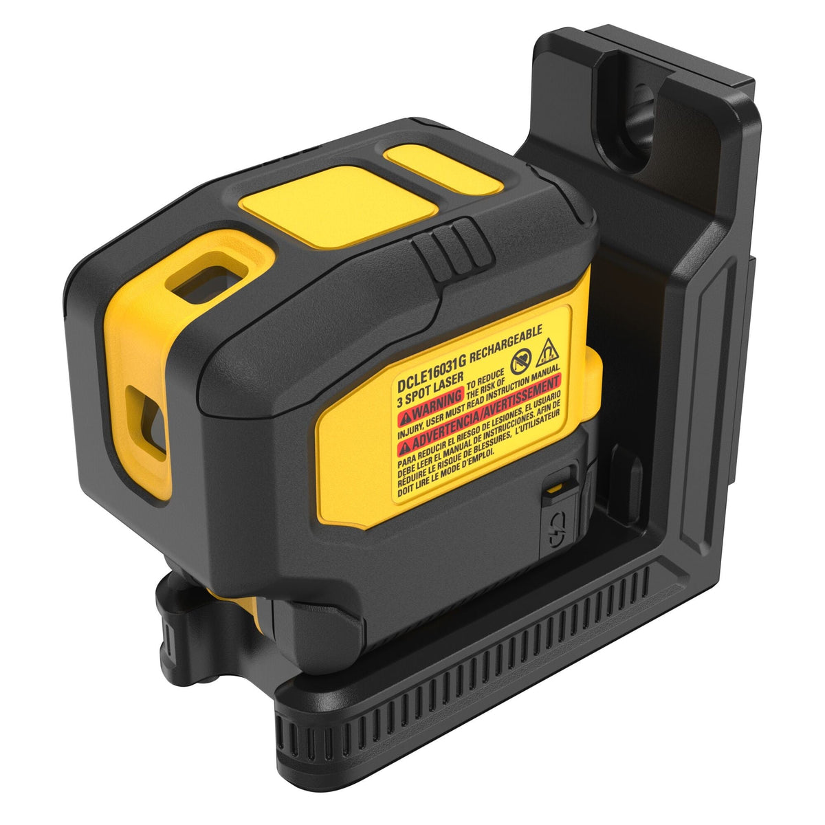 DeWalt  DCLE16031GB USB Rechargeable Green 3 Spot Laser