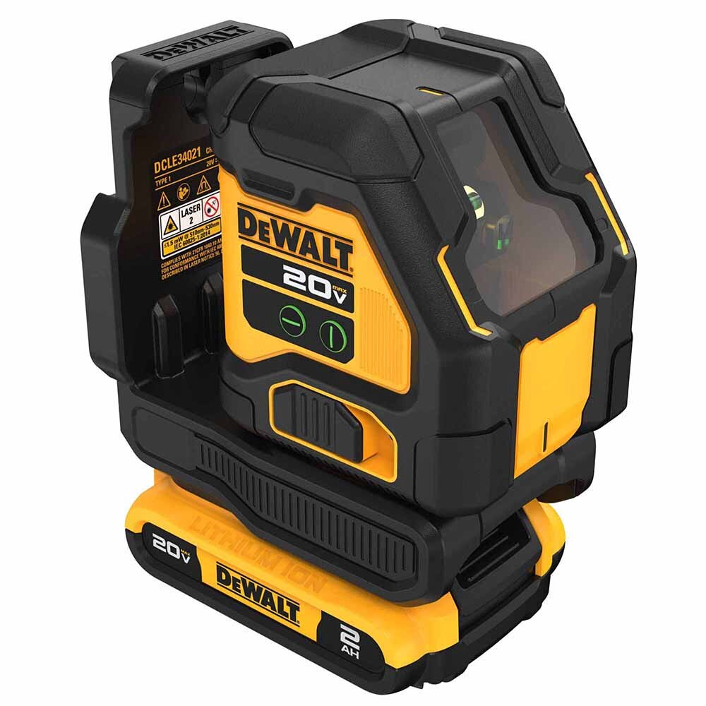 DeWalt DCLE34021D1 Atomic 20V Max Green Cross Line Laser Kit