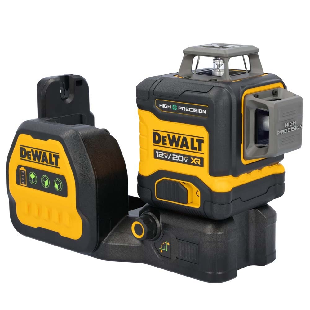 DeWalt DCLE34033D1 20V MAX XR 3 x 360 High Precision Green Laser