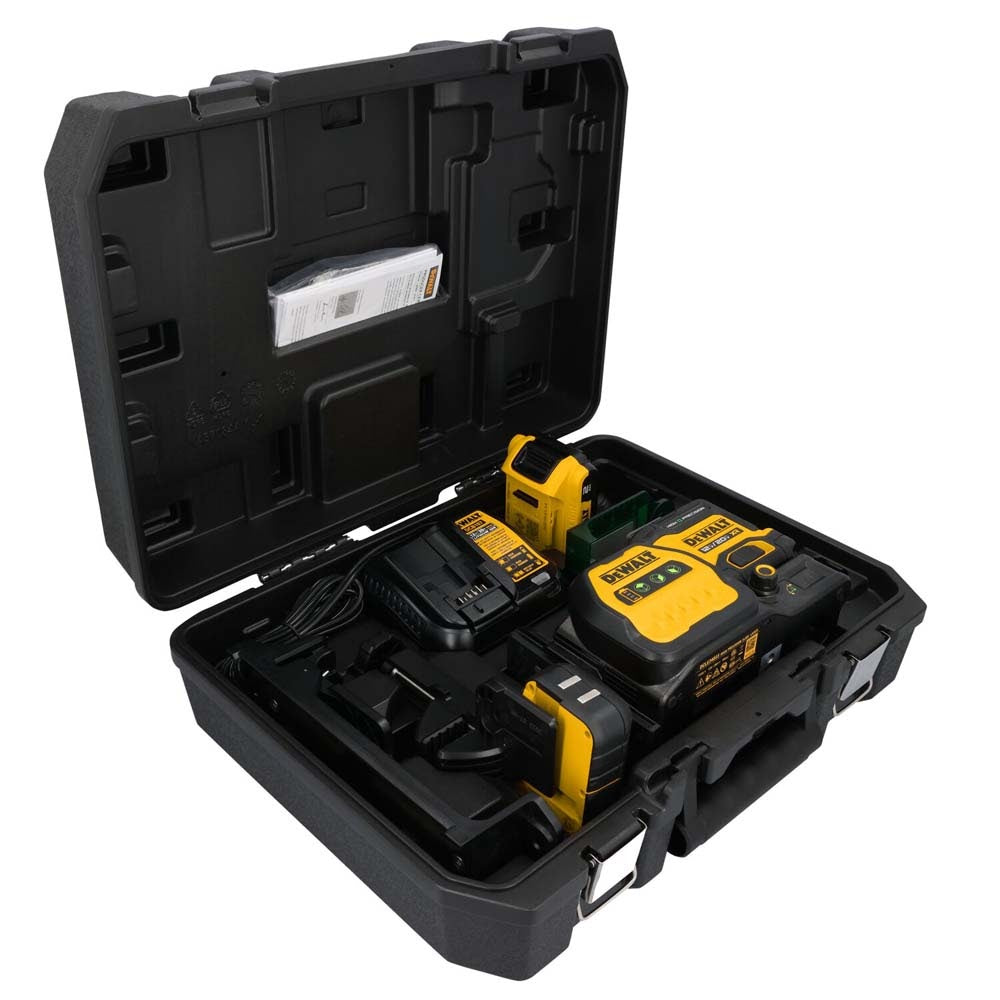 DeWalt DCLE34033D1 20V MAX XR 3 x 360 High Precision Green Laser