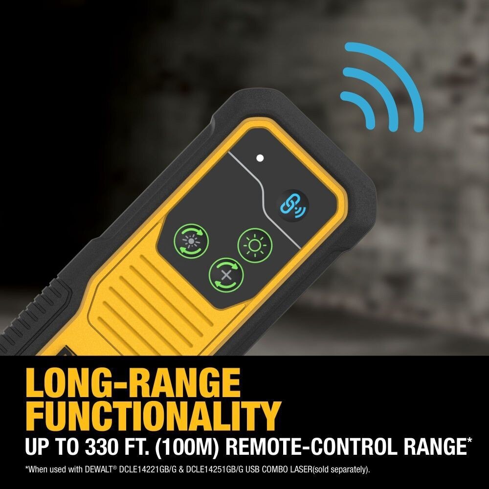 DeWalt DCLEAUSBRC2  Remote Control for USB Green Crossline/Spot Lasers DCLE14221G/GB & DCLE14251G/GB