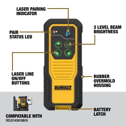 DeWalt  DCLEAUSBRC3 Remote Control for USB DCLE14301G/GB Green 3X180Line Laser