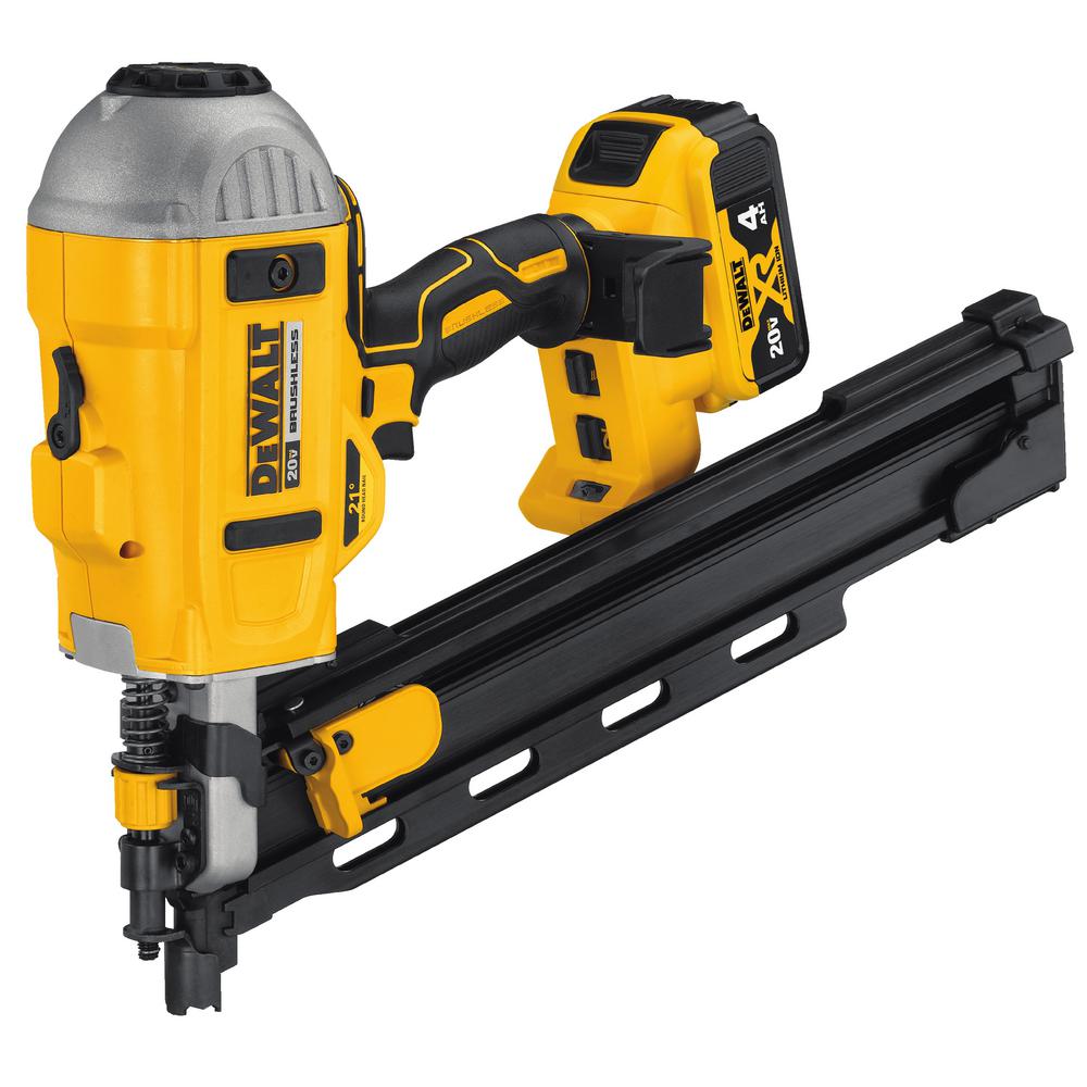DeWalt DCN21PLM1 20V MAX* 21° Plastic Collated Cordless Framing Nailer Kit