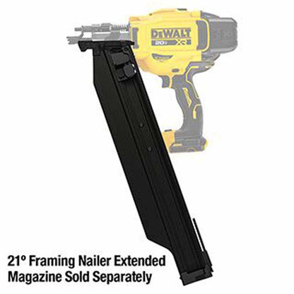 DeWalt DCN920B 20V MAX XR  Brushless Cordless 21 Degree  Plastic Collated Framing Nailer (Tool Only)