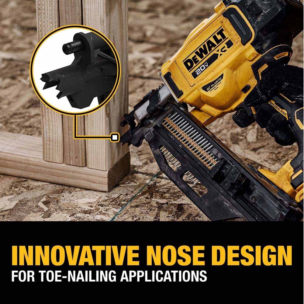 DeWalt DCN920B 20V MAX XR  Brushless Cordless 21 Degree  Plastic Collated Framing Nailer (Tool Only)