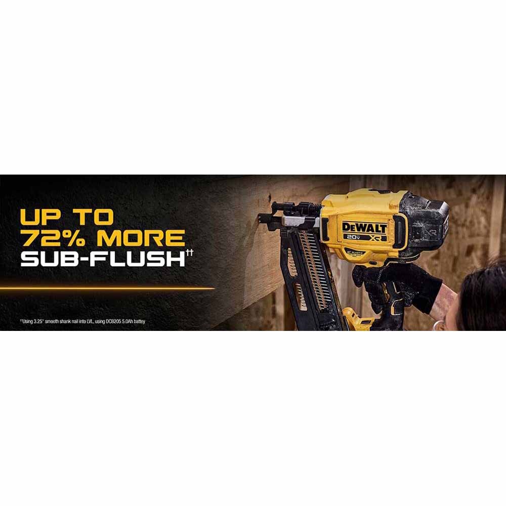 DeWalt DCN920B 20V MAX XR  Brushless Cordless 21 Degree  Plastic Collated Framing Nailer (Tool Only)