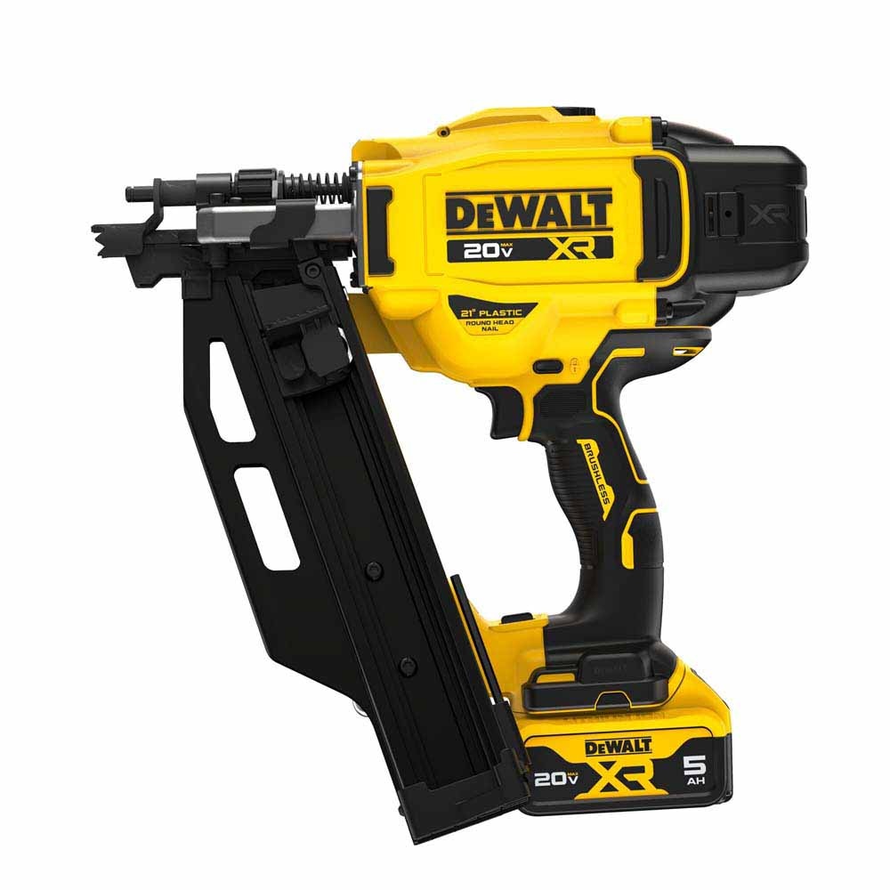 DeWalt DCN920P1 20V MAX XR Brushless Cordless 21 Degree Plastic Collated Framing Nailer Kit